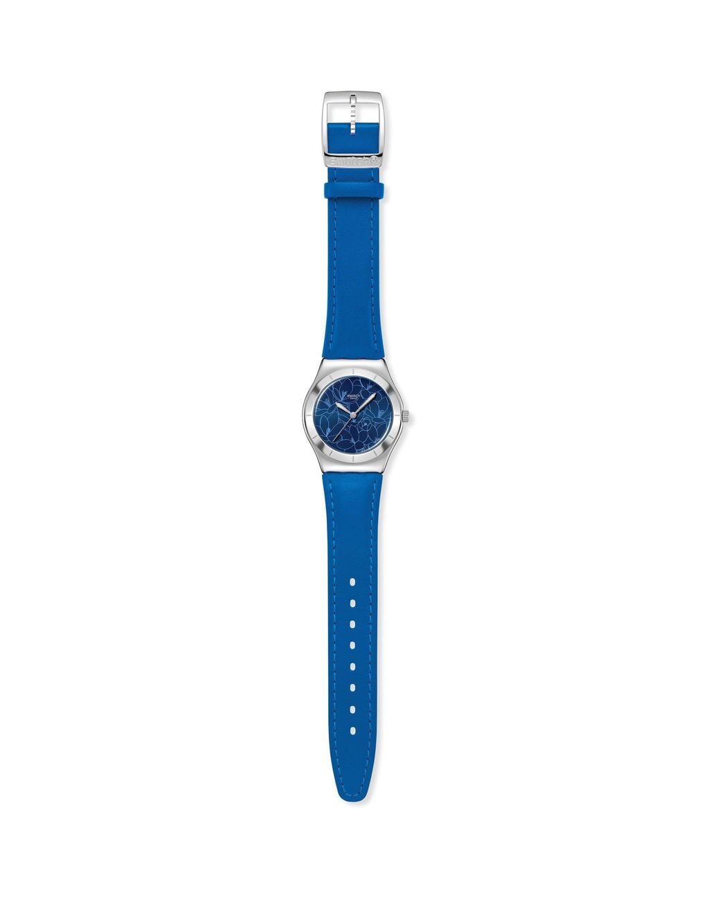 Swatch Blue Adults Petal Analogue Quartz Watch
