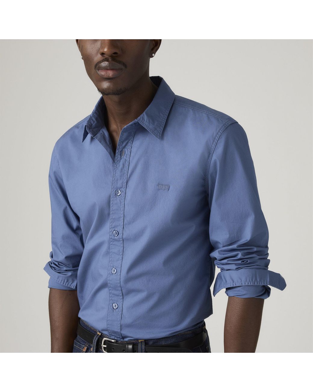 Levi's Blue Levi's Slm Fit Shirt for men
