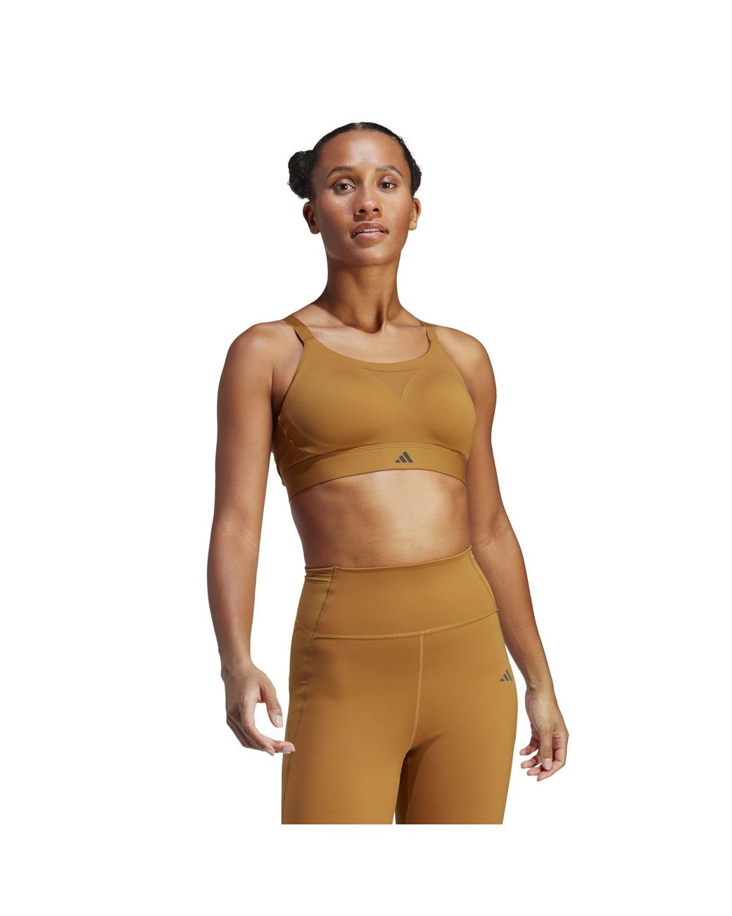 Adidas Brown Tailored Training High-Support Bra