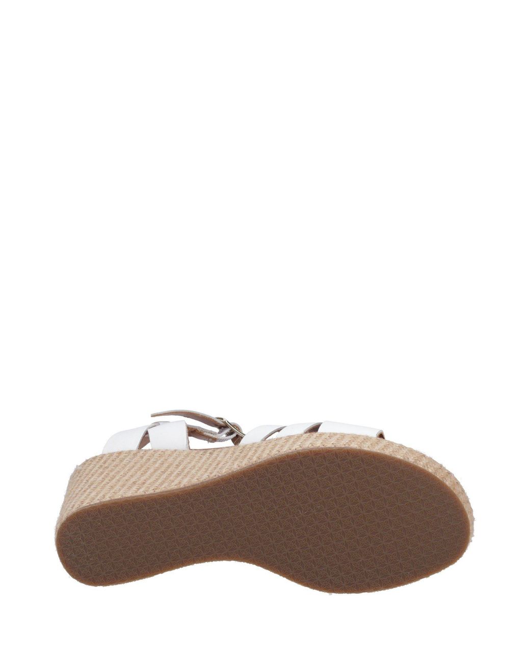 Hush Puppies Brown Phoebe Leather Wedge Heeled Sandals