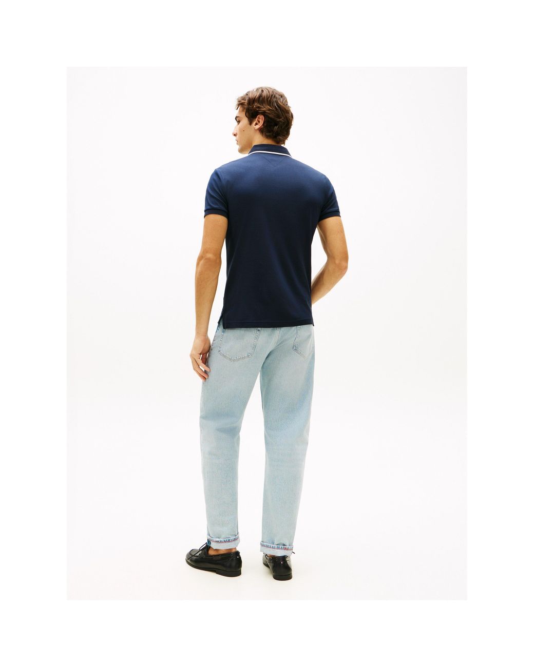 Tommy Hilfiger Blue Short Sleeve Polo Shirt for men