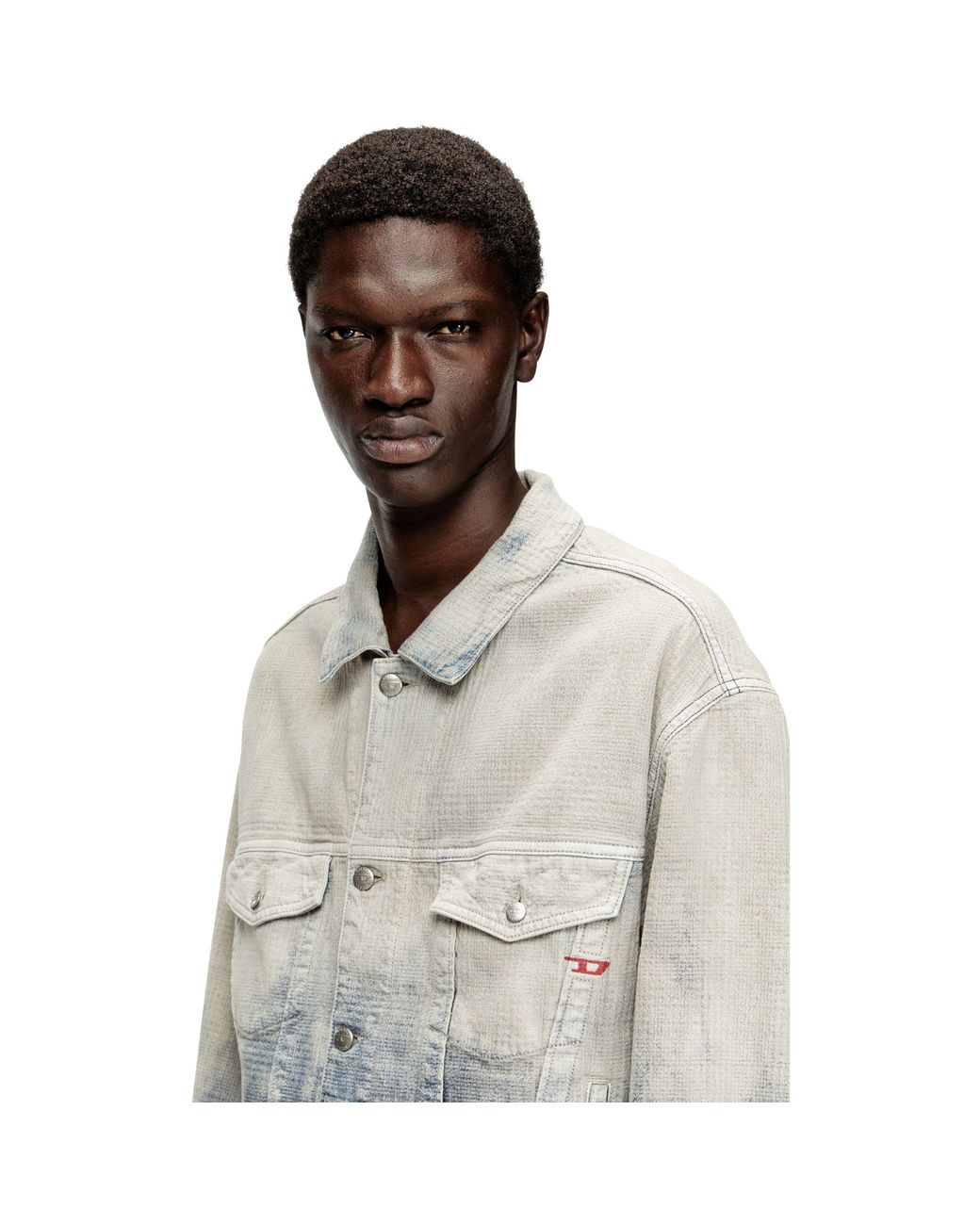 DIESEL Blue Denim Jacket for men
