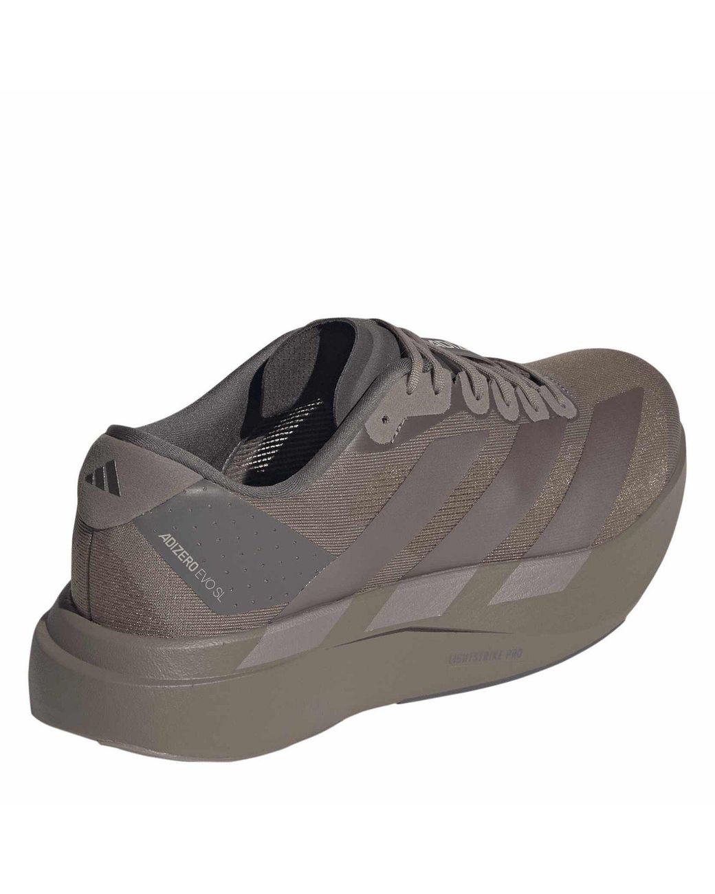 Adidas Gray Adizero Evo Sl Shoes for men