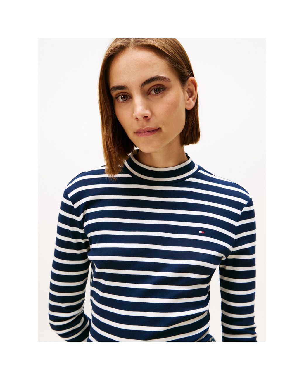 Tommy Hilfiger Blue Slim Cody Long-Sleeve T-Shirt