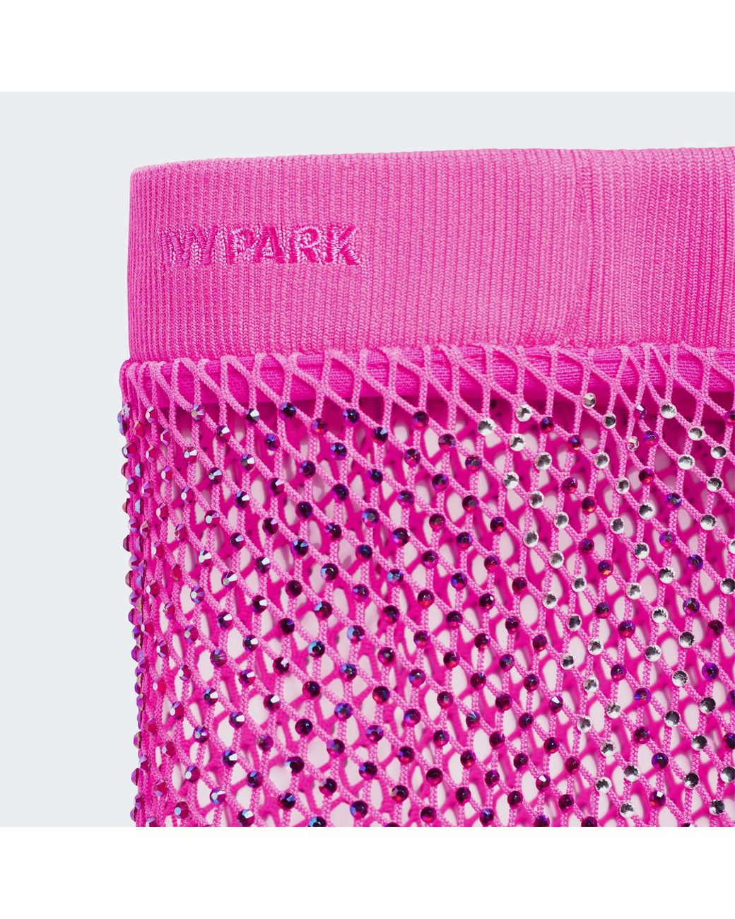 Adidas Pink X Ivy Park Crystal Mesh Cover-Up Trousers
