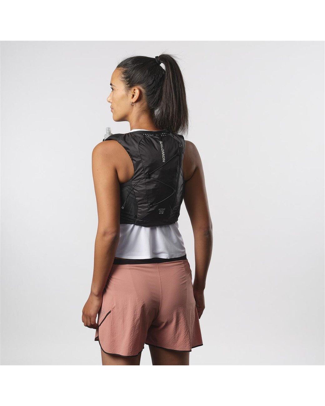 Salomon Gray Active Skin 4L Running Vest