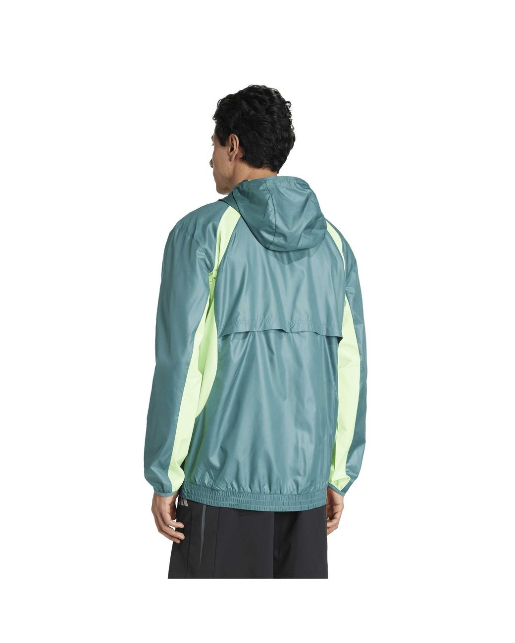 Adidas Originals Blue Tech Slim-Fit Windbreaker for men