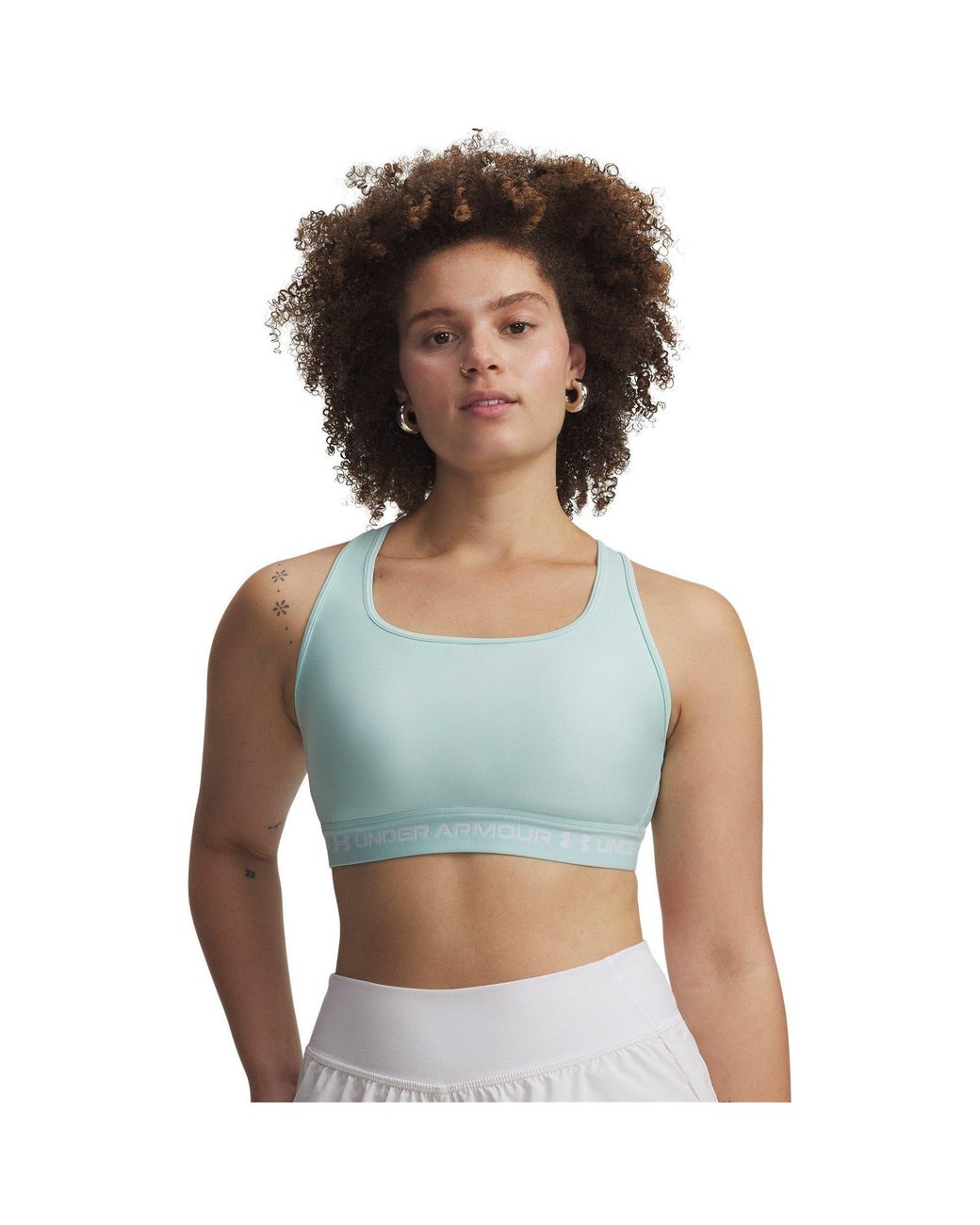 Under Armour Blue Crossback Medium Impact Sports Bra