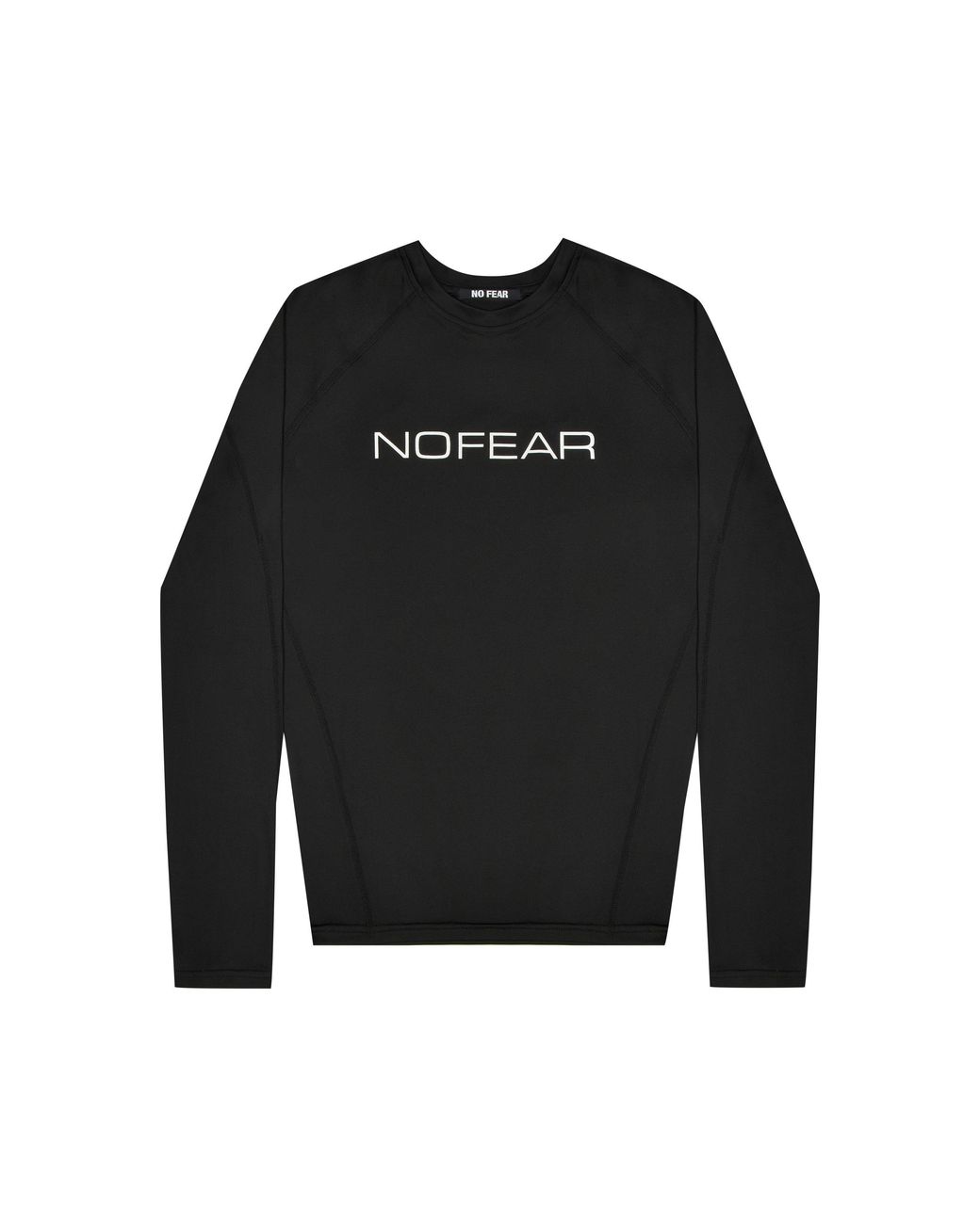 No Fear Black Compression Long Sleeve T-Shirt for men