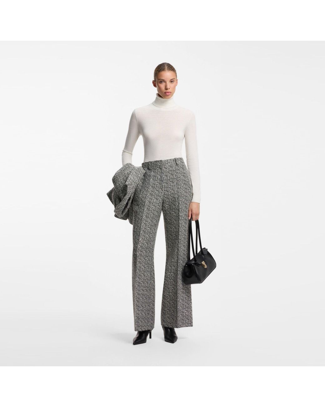 HUGO White Sedennina Knit Ld64
