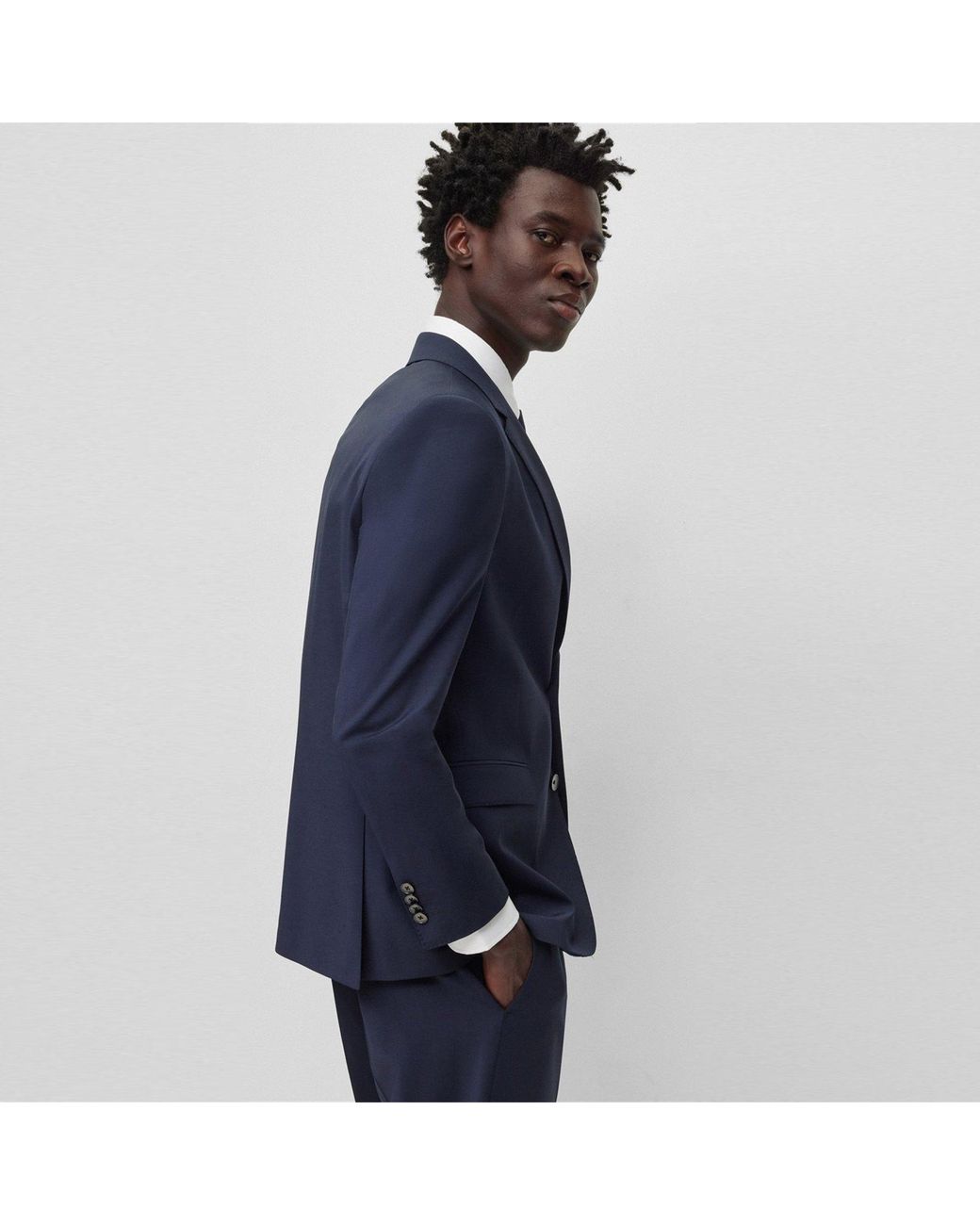 Boss Blue H Jasper Mm C Formal Jacket for men