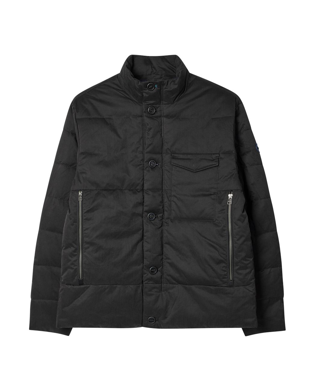 Paul Smith Black Fibre Down Medium Puffer Jacket for men