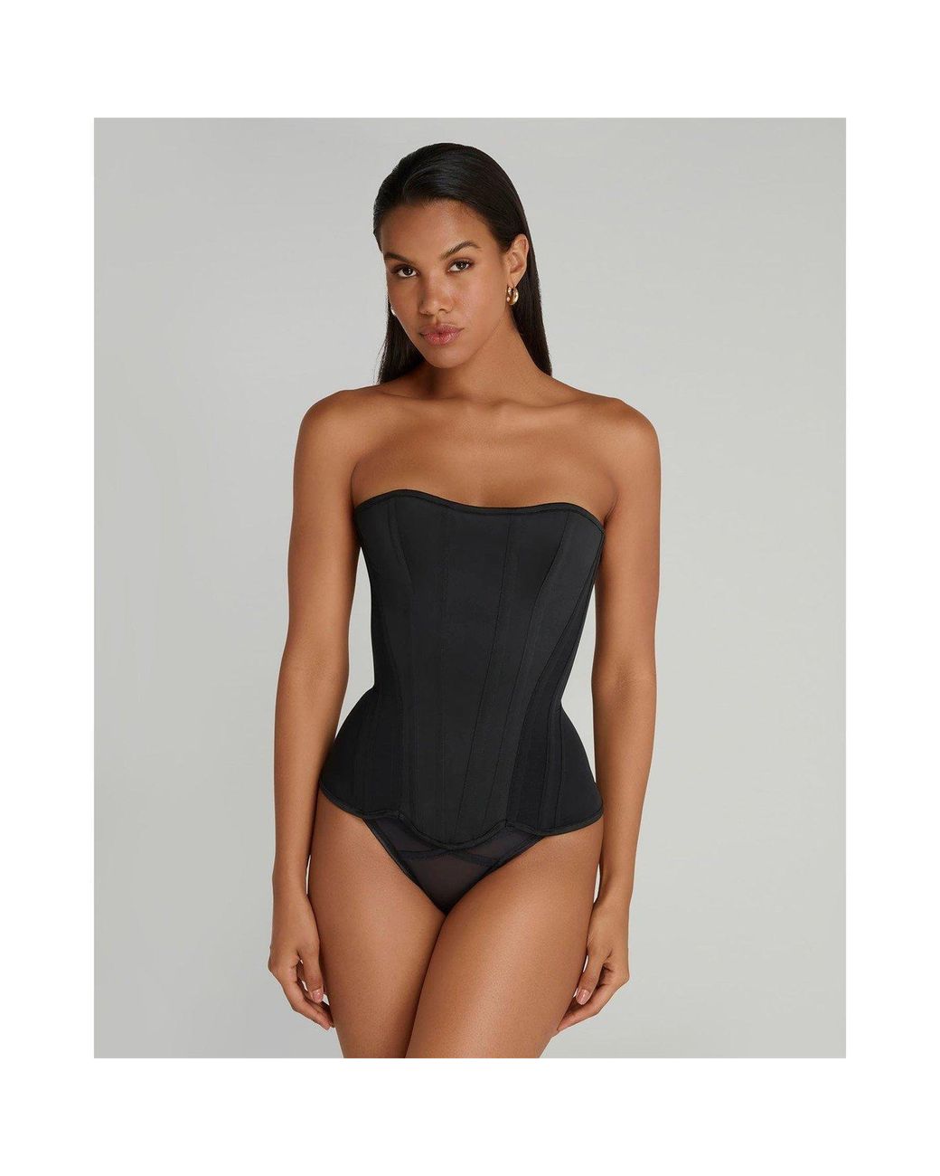Agent Provocateur Black Scarlie Corset