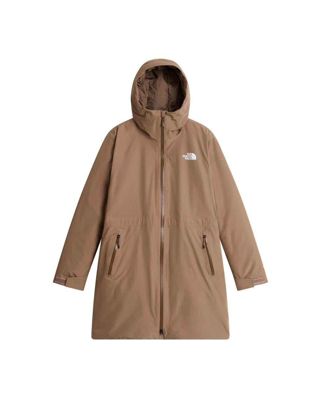 The North Face Brown Insulated Waterproof Hooded Parka