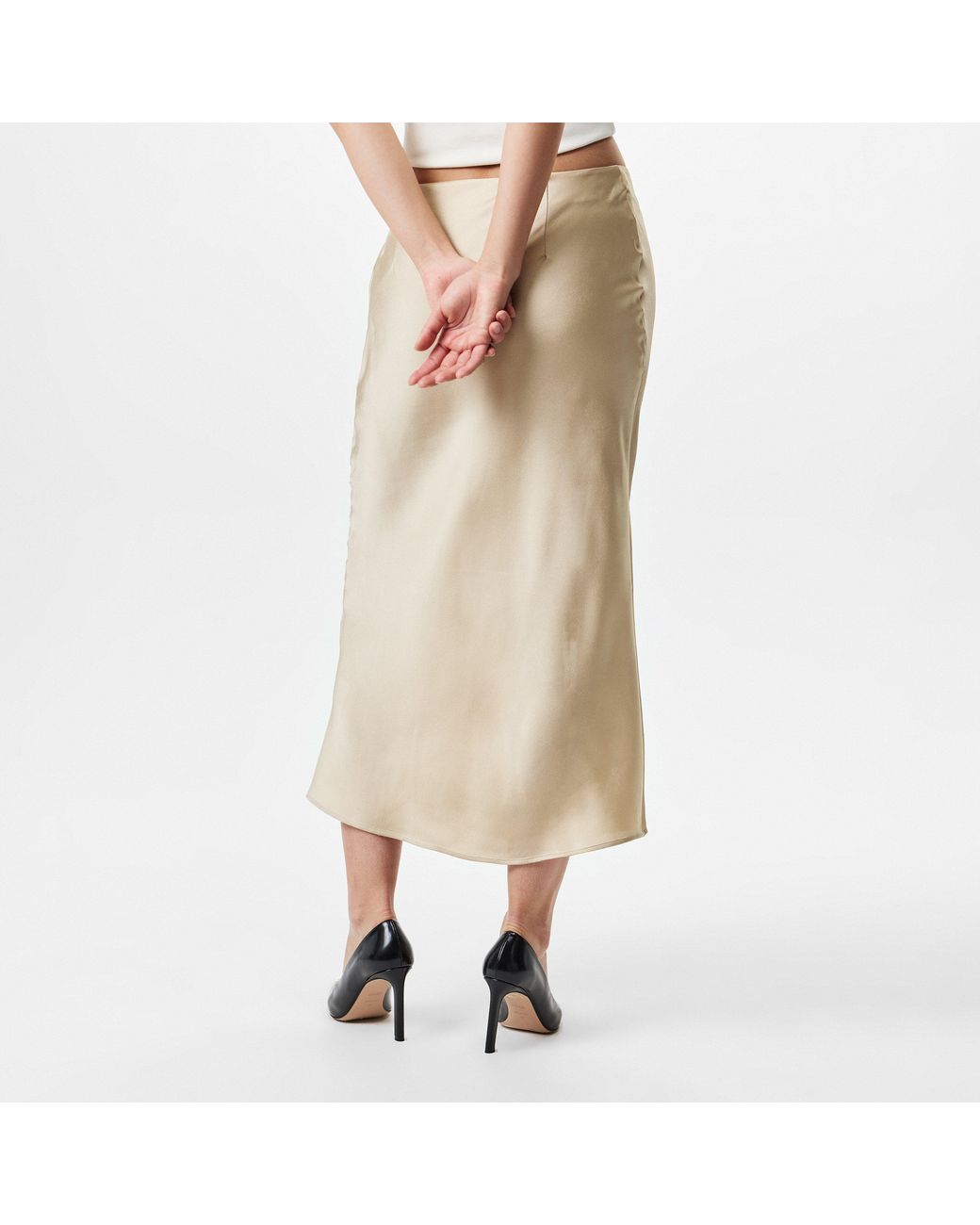 Boss Natural C Visos Tailored Pencil Midi Skirt