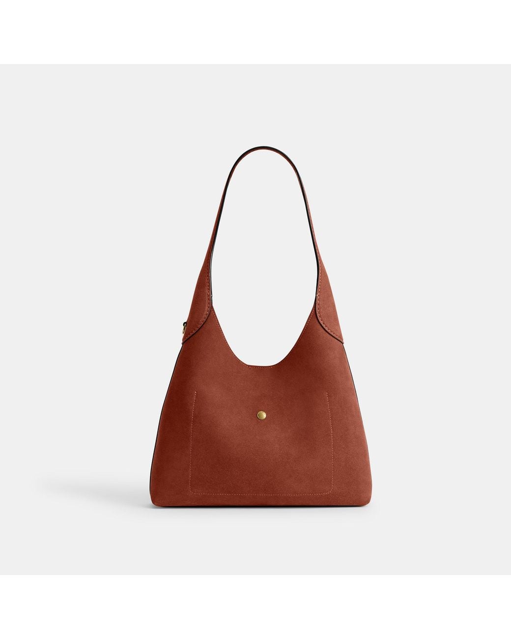 COACH Brown Brooklyn Shoulder Bag