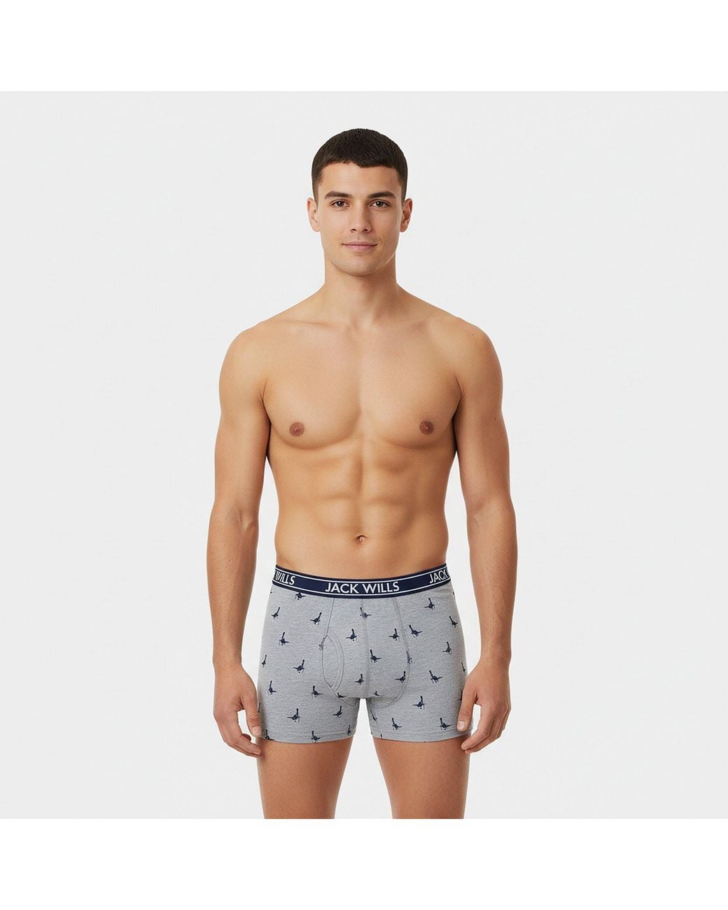 Jack Wills Blue Jw Daundley Boxers 3 Pack for men