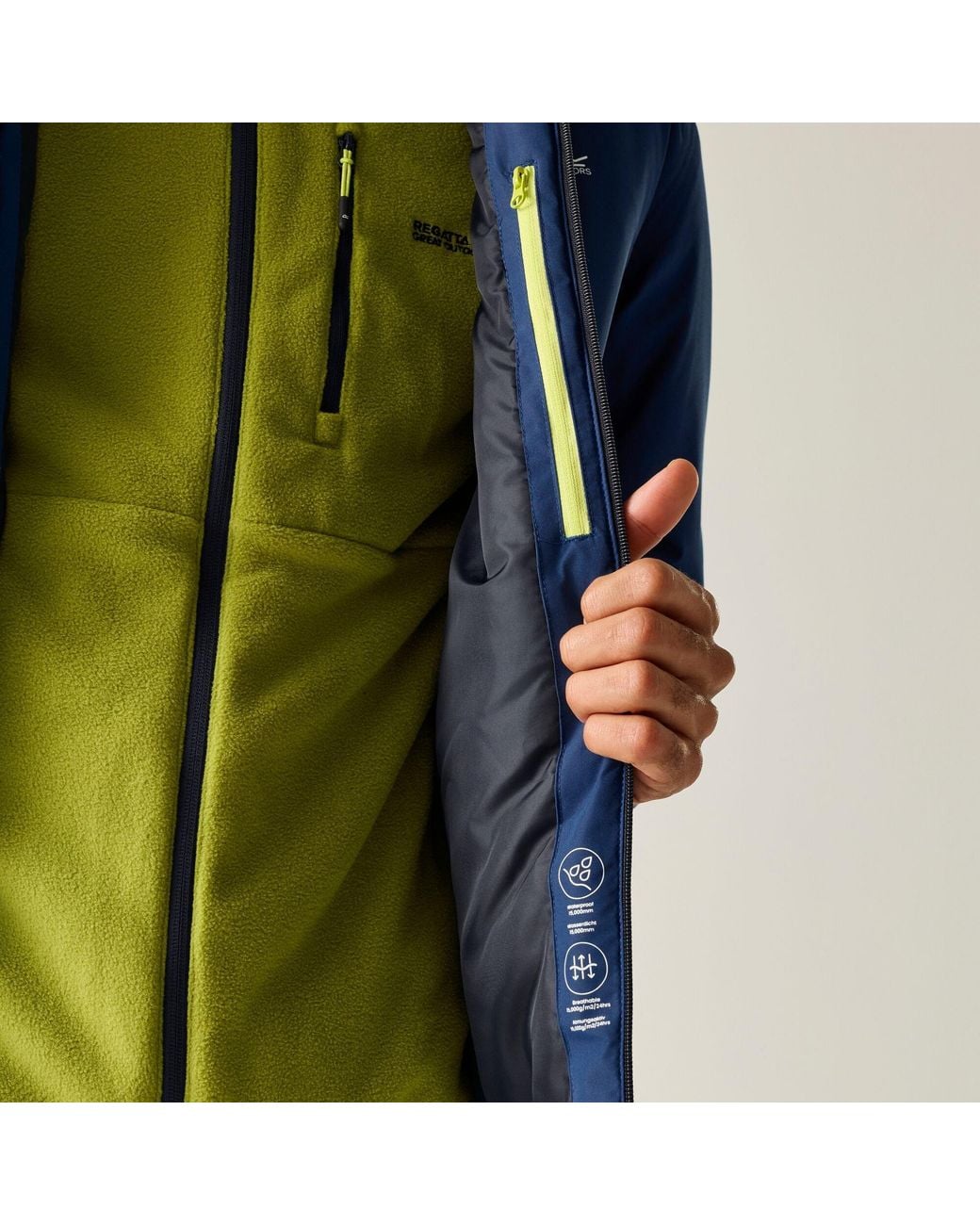 Regatta Blue Allston Waterproof Jacket for men