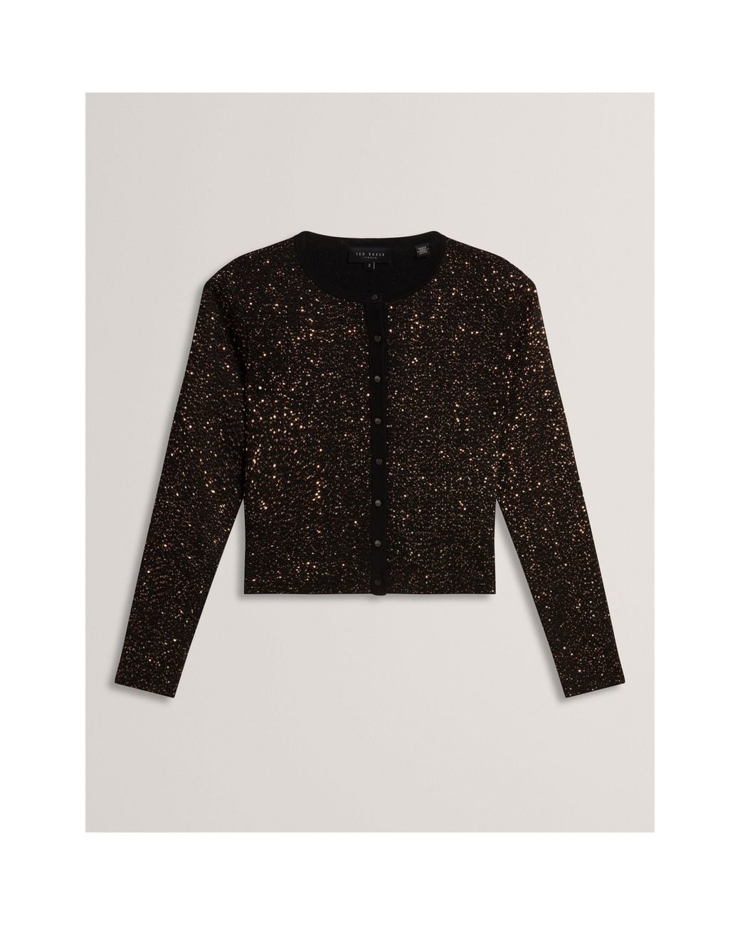 Ted Baker Black Ted Sequin Cardigan Ld64