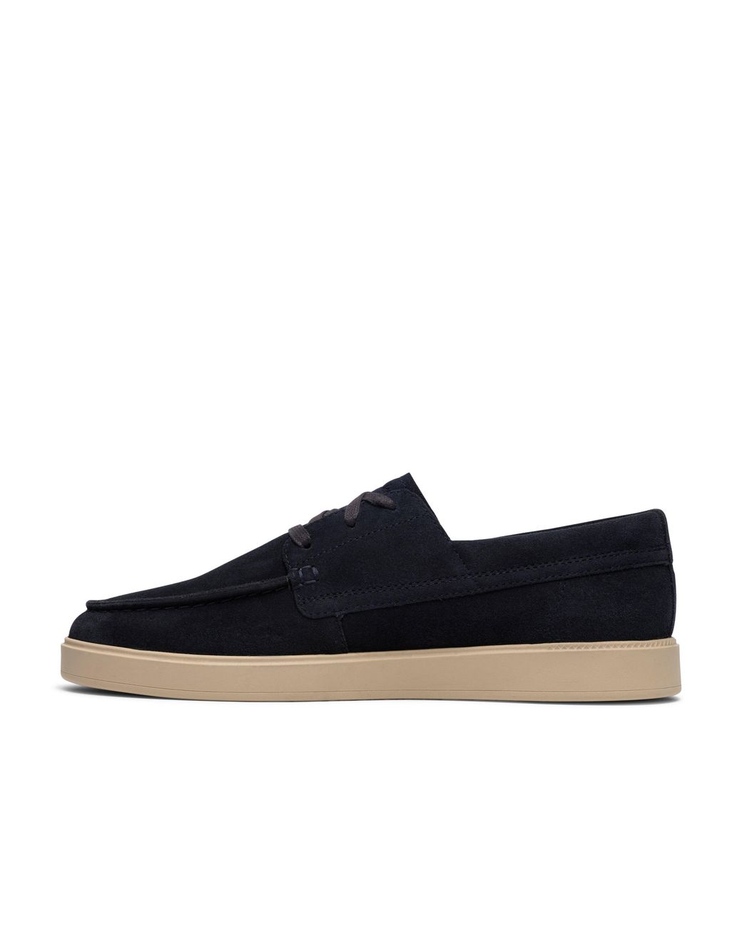 Clarks Blue Lockford Boat Suede for men