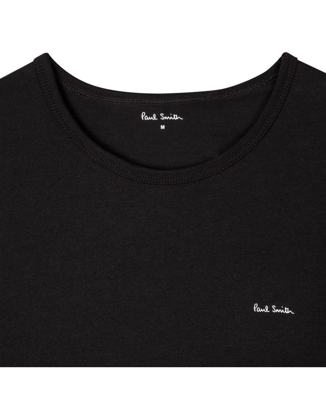 Paul Smith Black Chest Logo T Shirt for men