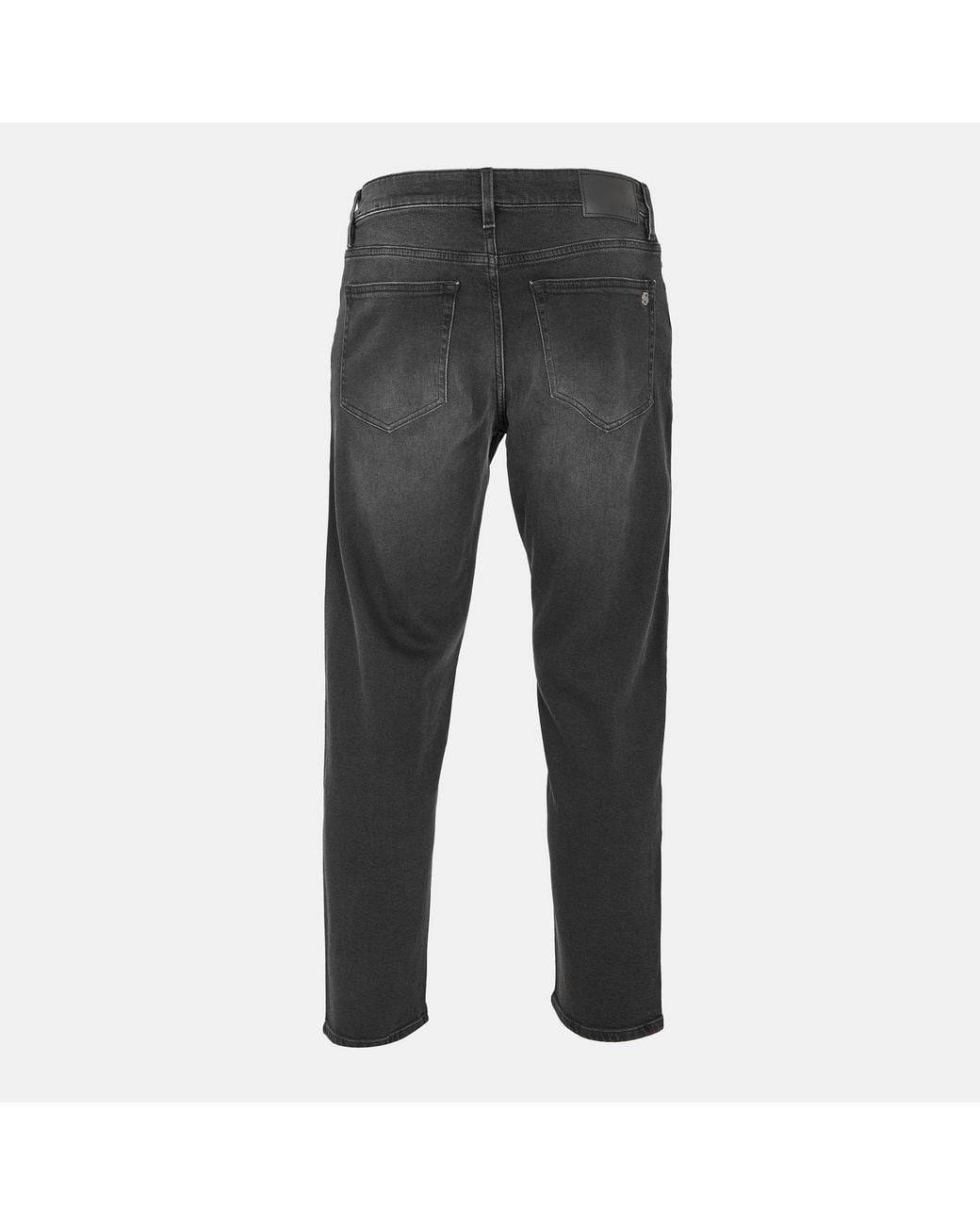 Boss Gray Ogden Straight Leg Jeans for men