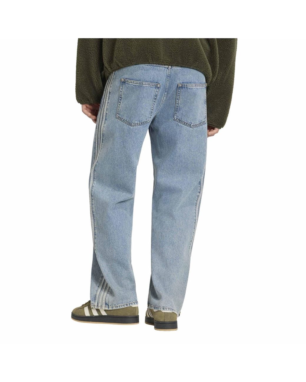 Adidas Originals Blue Firebird Cotton Joggers for men