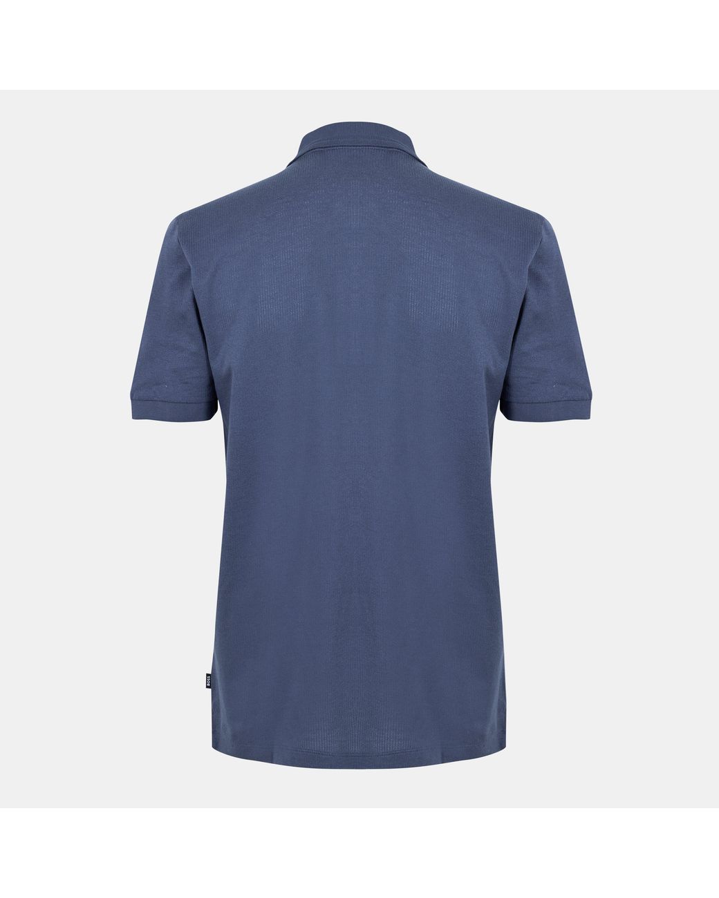 Boss Blue Paras Short Sleeve Modern Polo Shirt for men