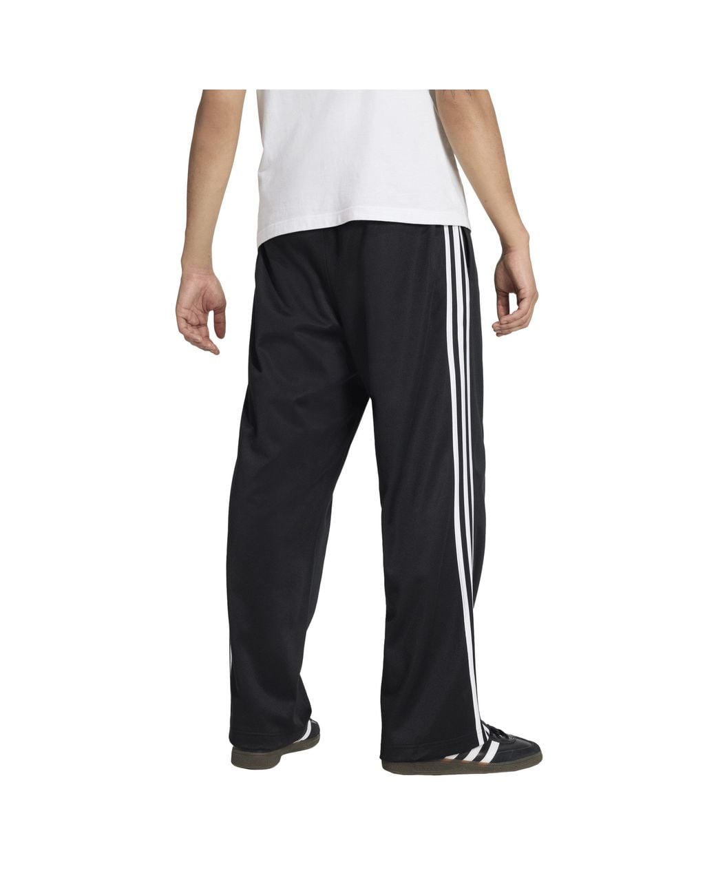 Adidas Originals Black Open Hem Woven Joggers for men