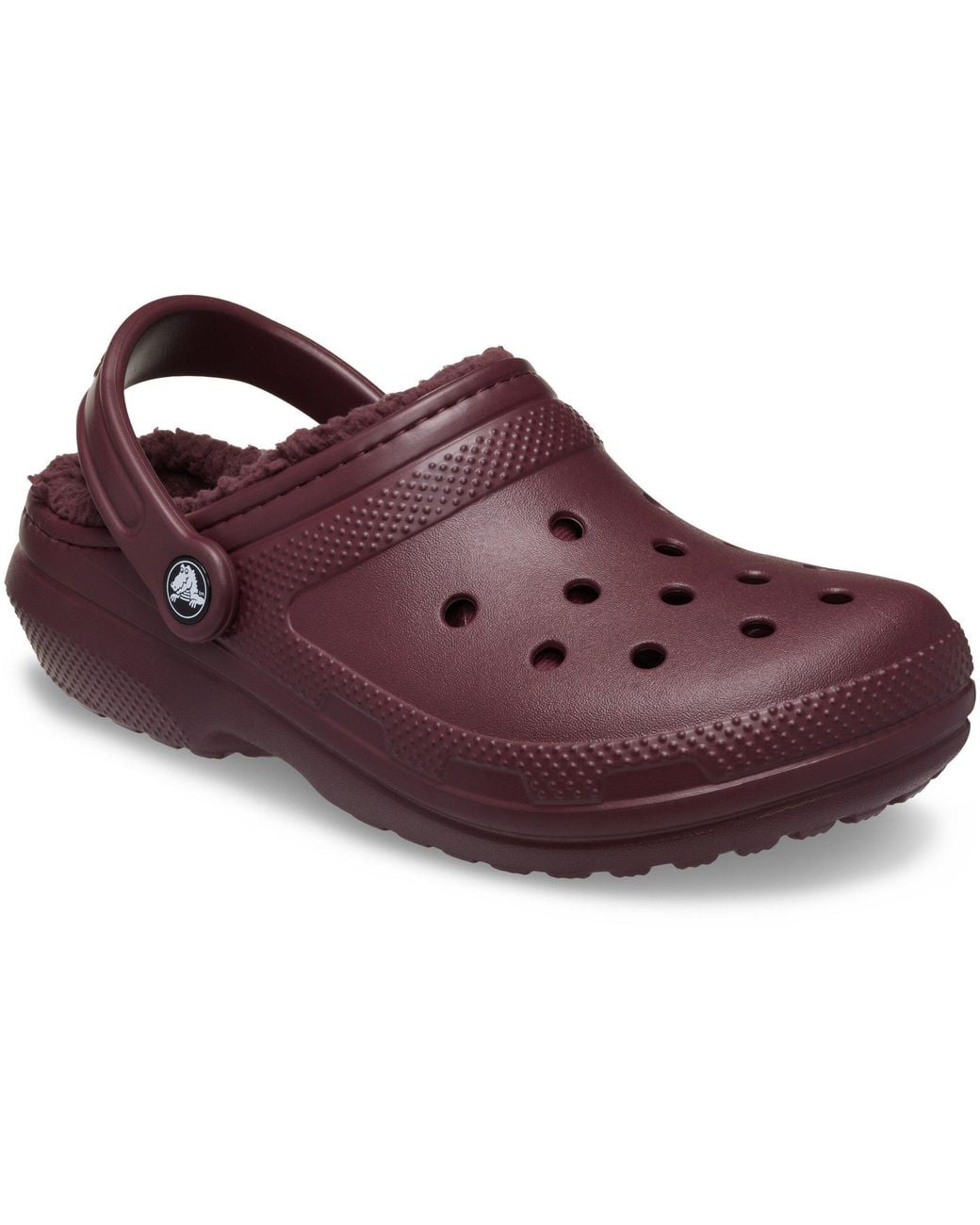CROCSTM Red Classic Lined Mule Slippers