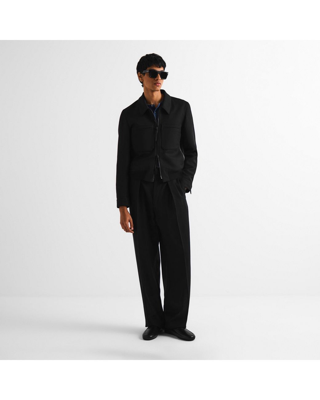 Tom Ford Black Harrington Jacket for men
