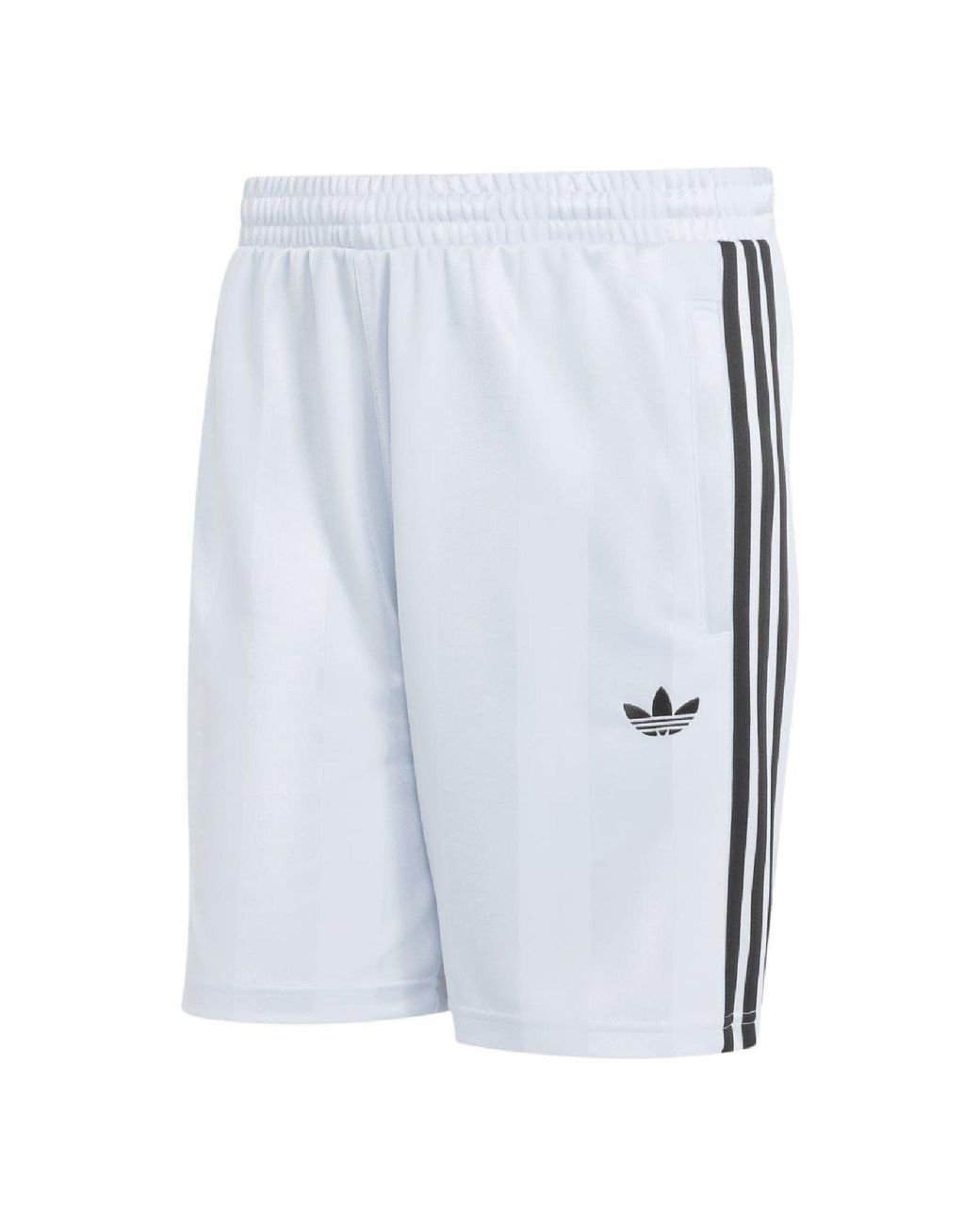 Adidas Originals Blue 3- Stripes Loose Engineered Shorts for men