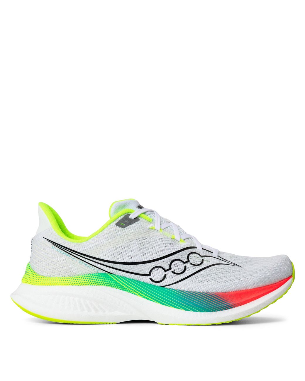 Saucony Green Endo Speed 5 Road Running Shoes for men