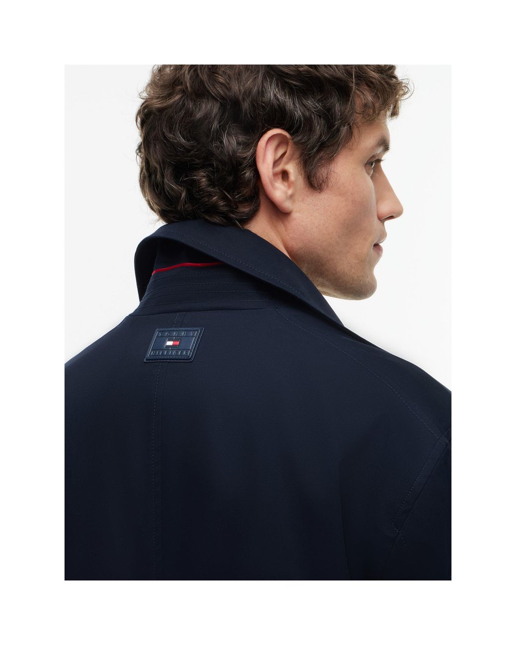 Tommy Hilfiger Blue Tommy Car Coat Sn64 for men