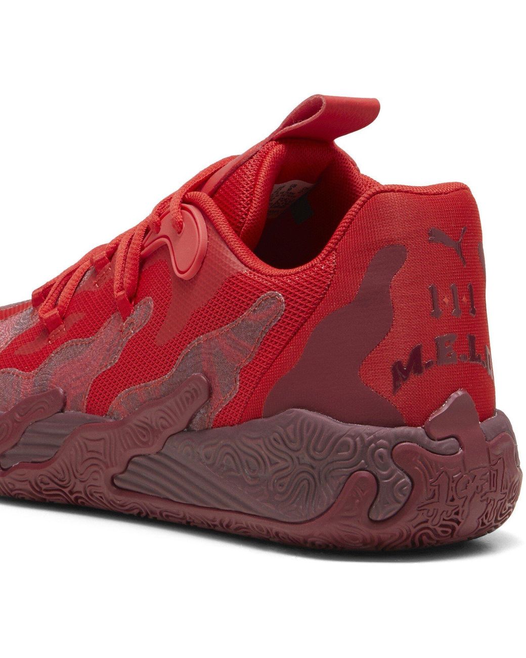 PUMA Red Mb.03 Lo Team Basketball Trainers for men