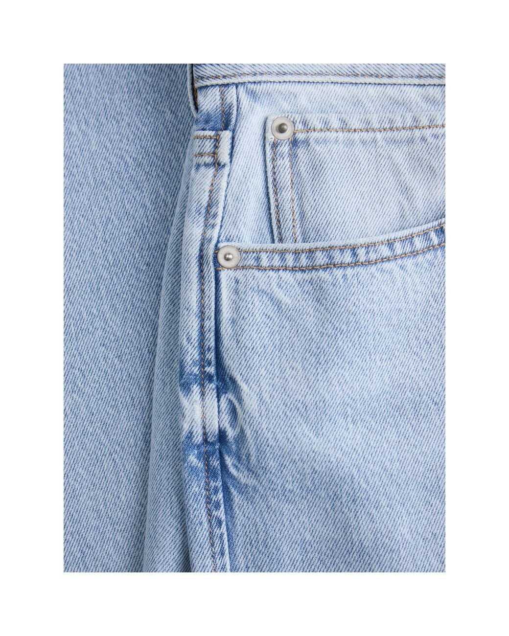 Jack & Jones Blue Ron Jean Straight Leg Jeans for men