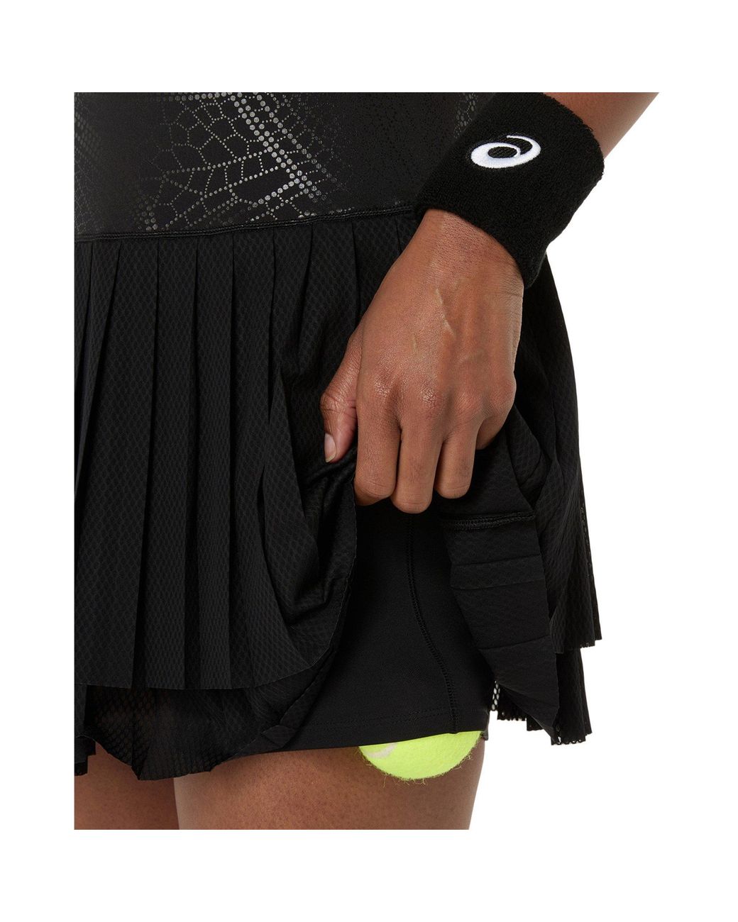 Asics Black Match Night Energy Tennis Dress