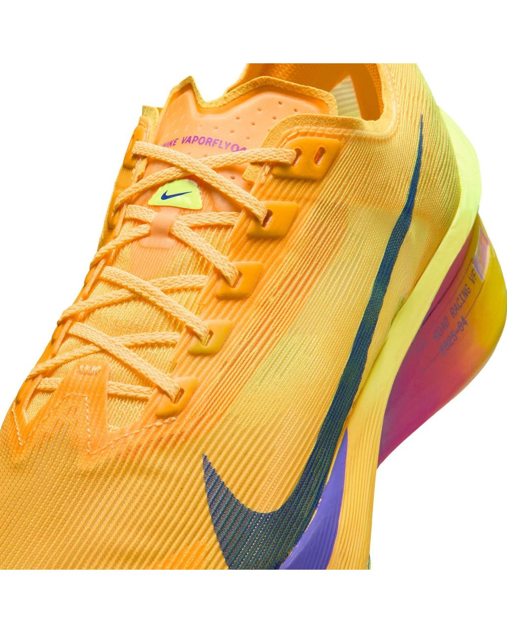 Nike Yellow Vaporfly 4 Running Shoes for men