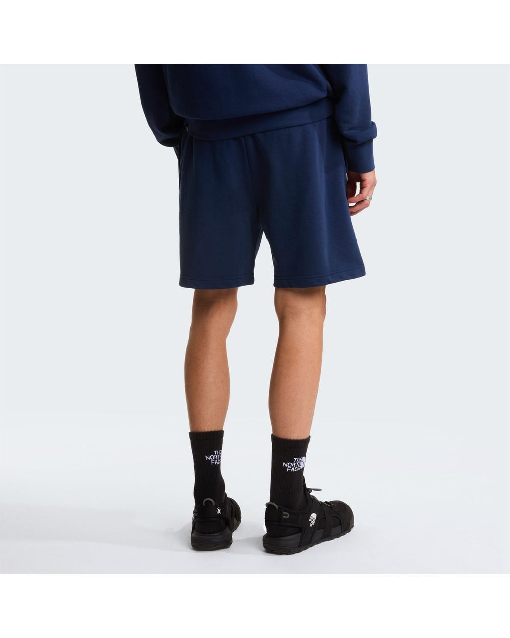 The North Face Blue Tnf Simple Dome Fleece Short for men