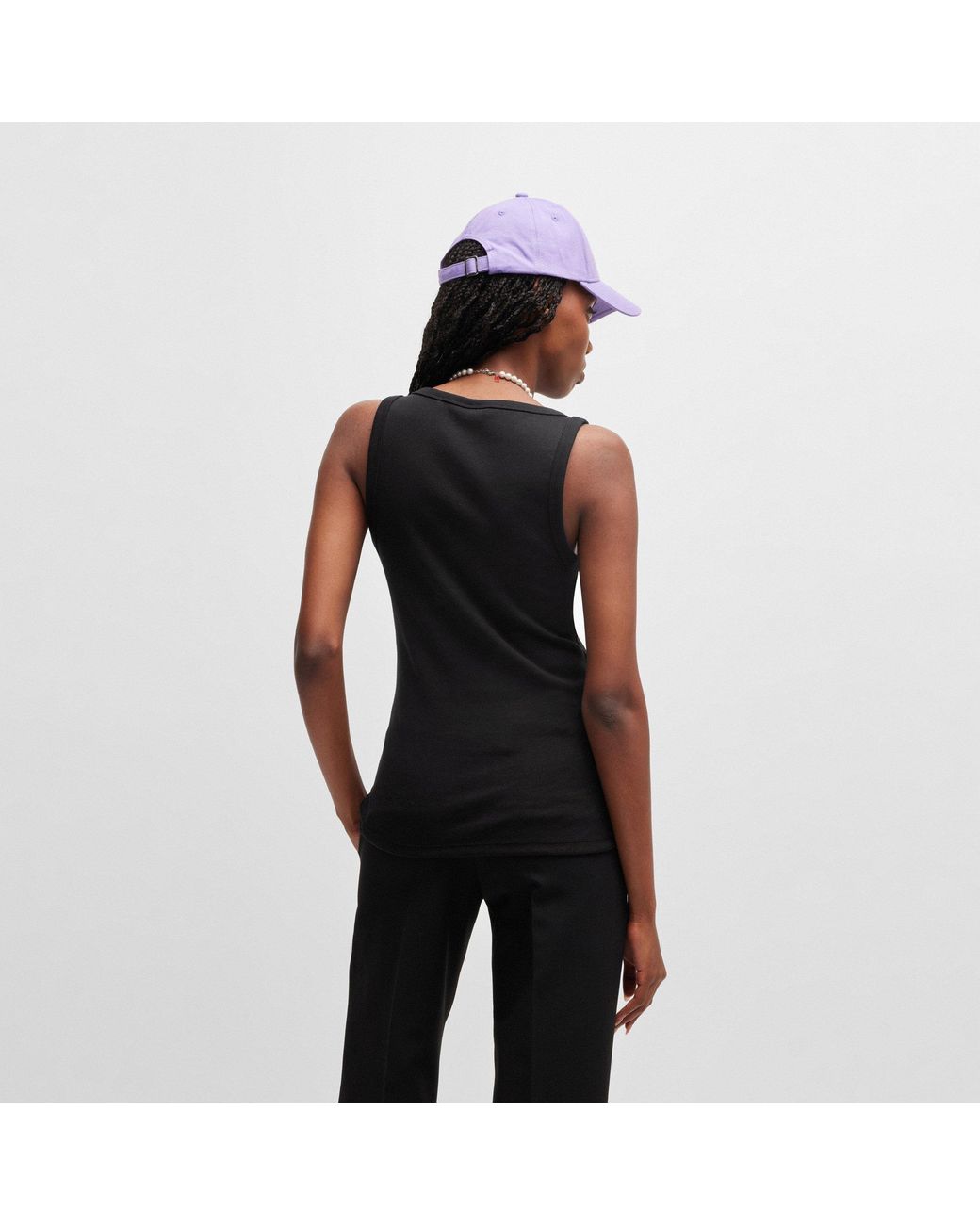 HUGO Black Tank Top Vest