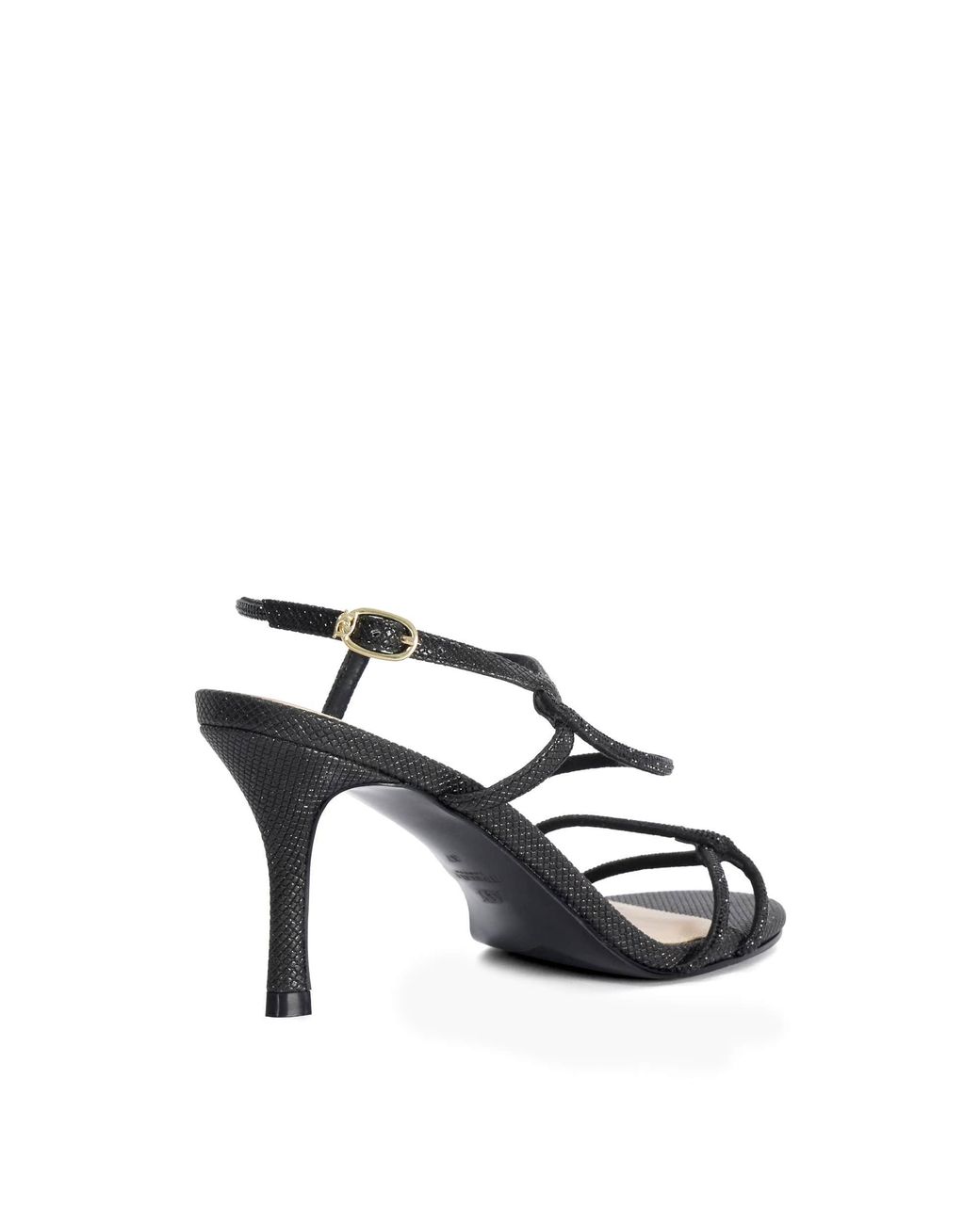 Dune Black Milos Heeled Sandals