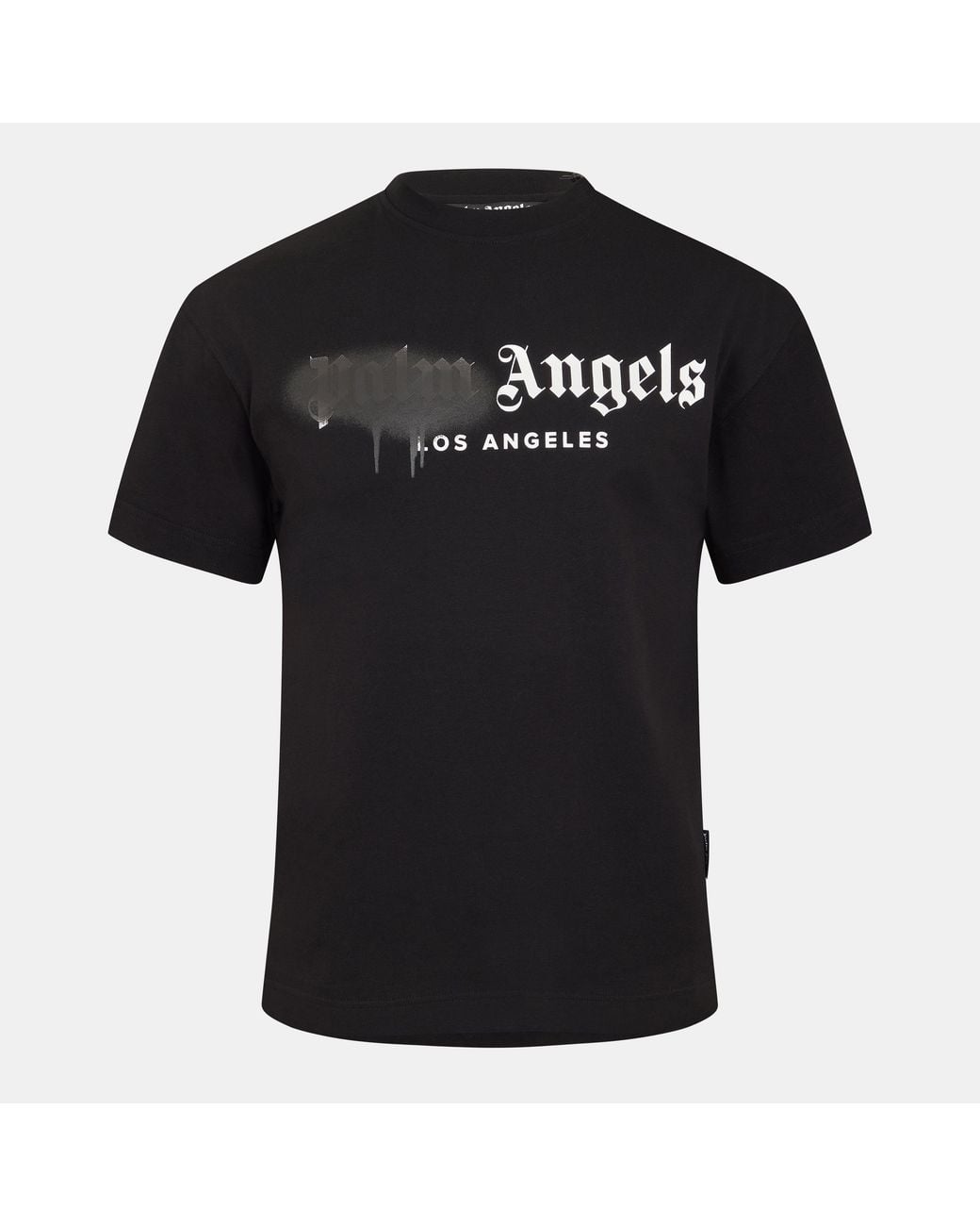 Palm Angels Black Spray T-Shirt for men