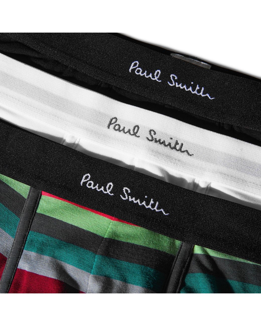 Paul Smith Black 3-Pack Boxer Briefs for men