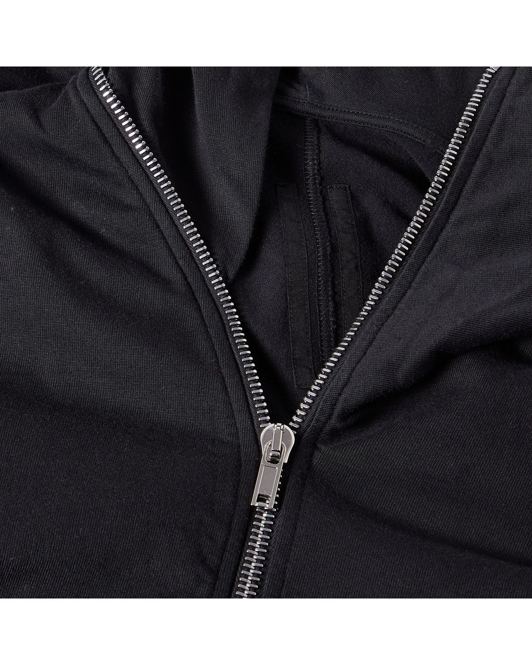 Rick Owens Black Mountain Zip Hoodie for men