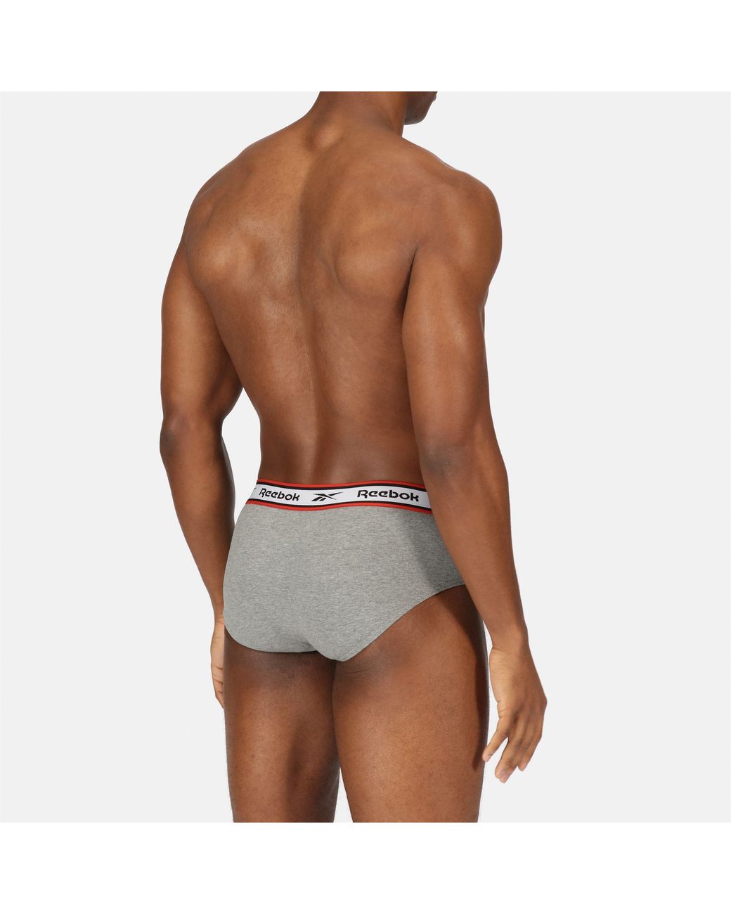 Reebok Red 3 Pack Cotton Briefs for men