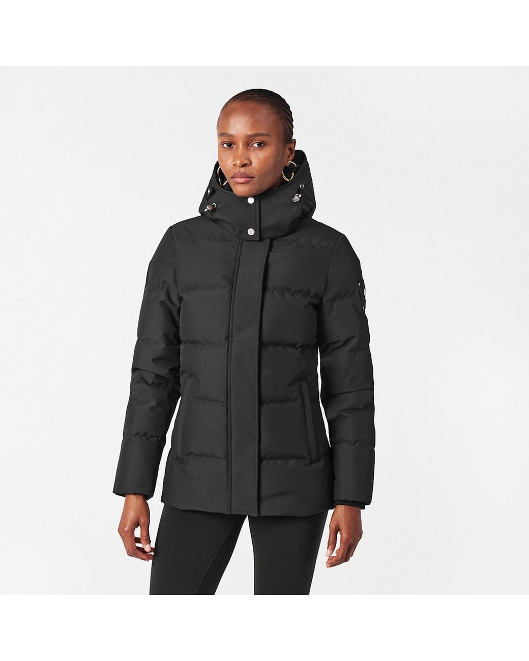 Moose Knuckles Black Cloud Coat Quilted Jacket