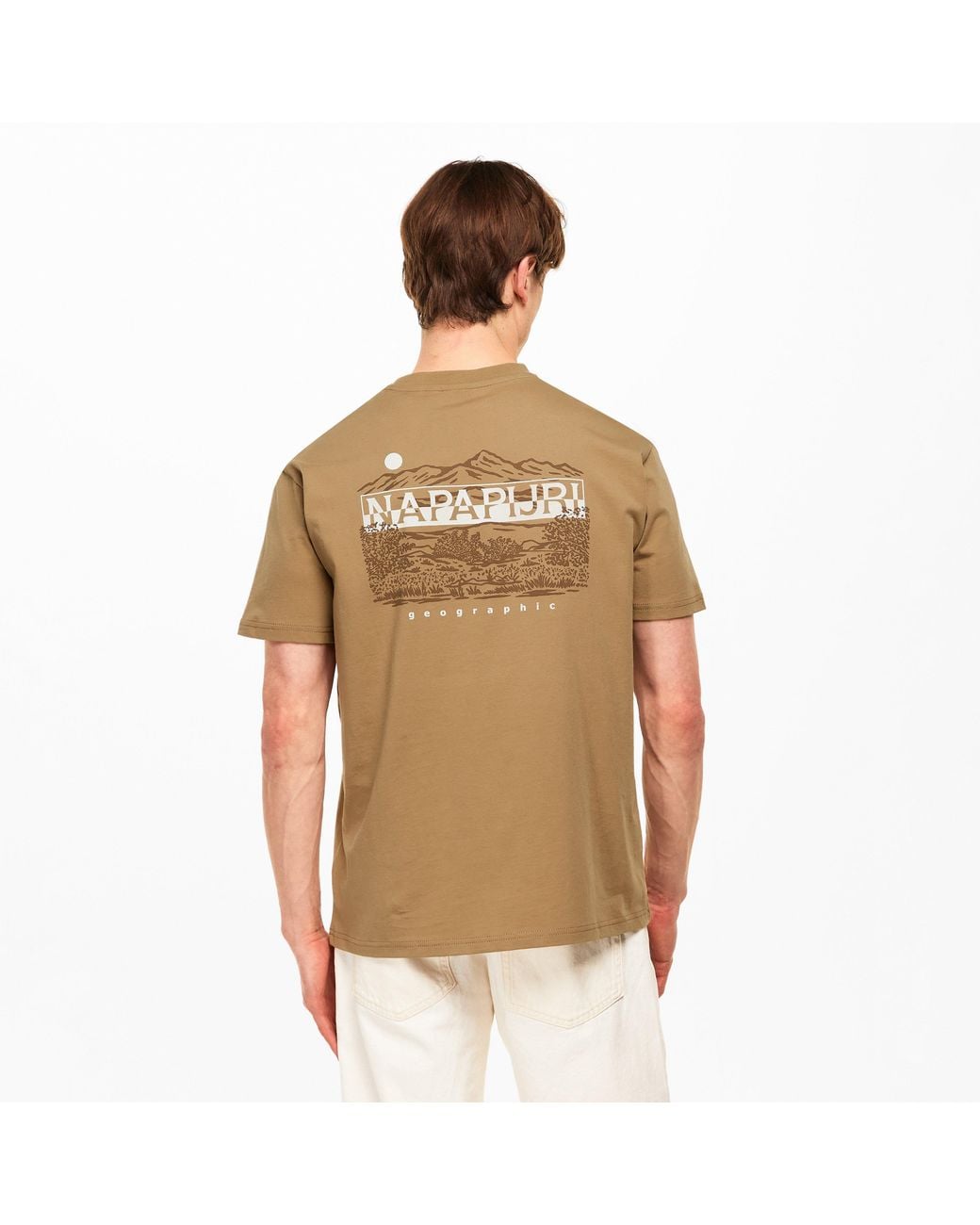 Napapijri Natural Graphic T-Shirt for men