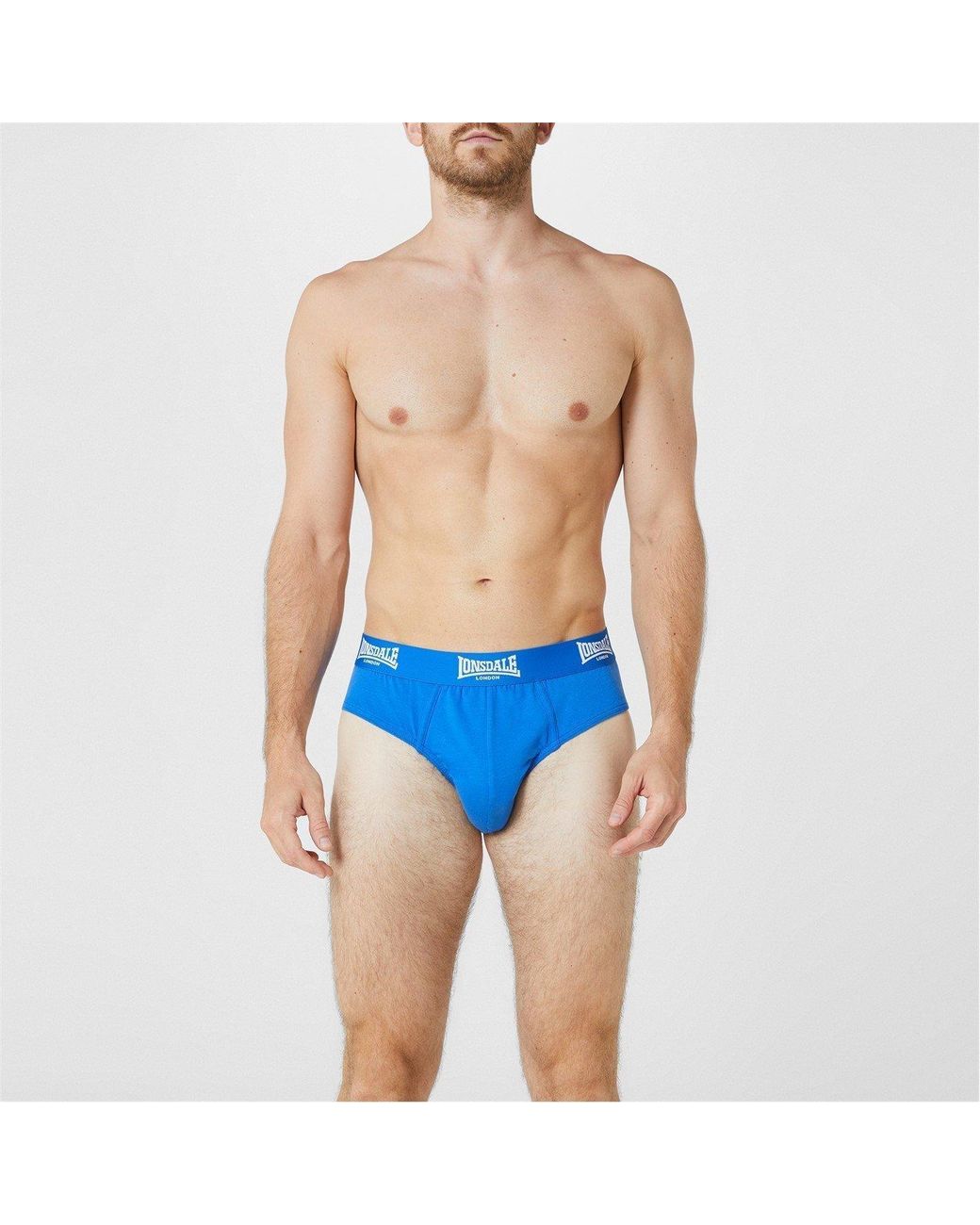 Lonsdale Blue 2Pk Brief for men