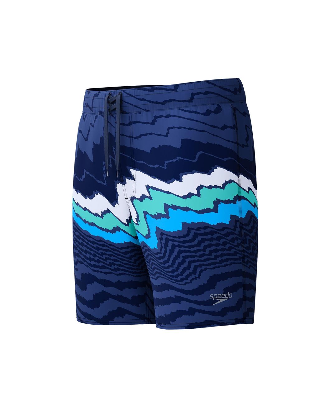 Speedo Blue The Lookout Printed Boardshorts for men