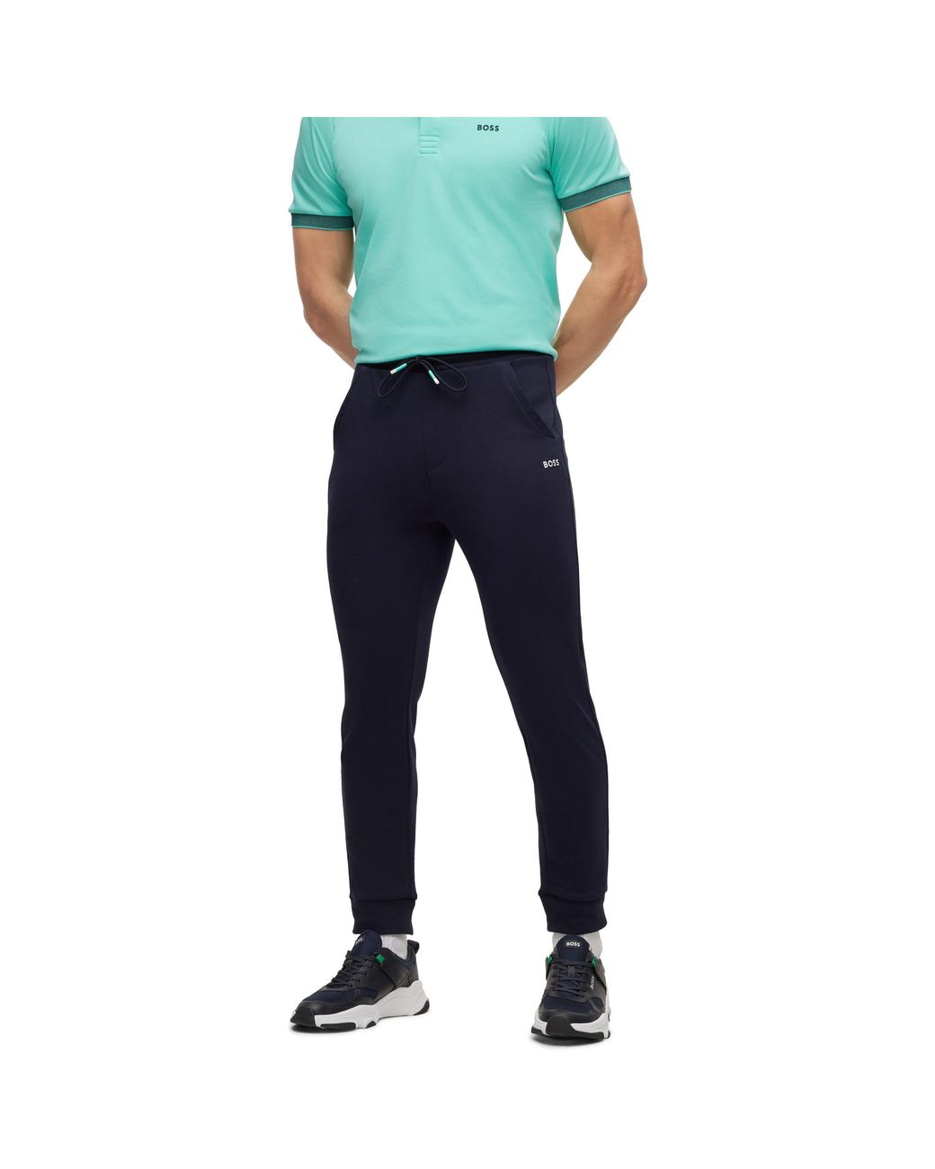 Boss Blue Hadiko Tracksuit Bottoms for men